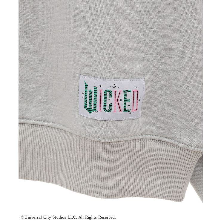 □WICKED アート刺繍スウェット[品番：GRPW0047472]｜Green