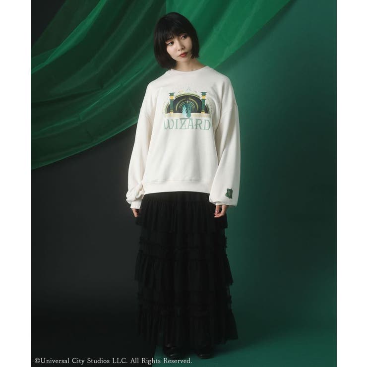 Green Parks WICKED アート刺繍スウェット □WICKED アート刺繍スウェット/Green Parks（グリーン パークス