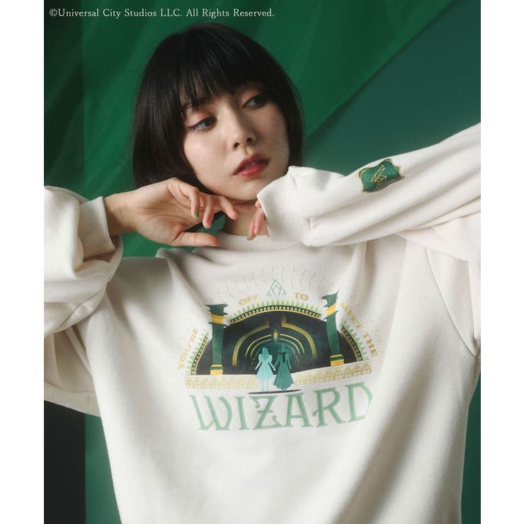 Green Parks Green Parks WICKED 刺繍　スウェット □WICKED アート刺繍スウェット / Green Parks
