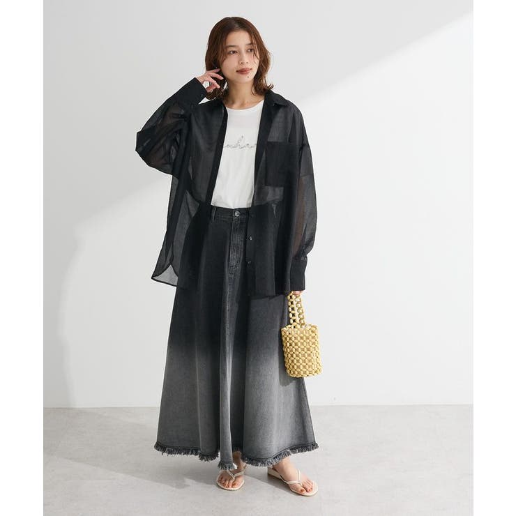 ・SUGAR SPOON グラデーションデニムスカート | Green Parks  | 詳細画像10 