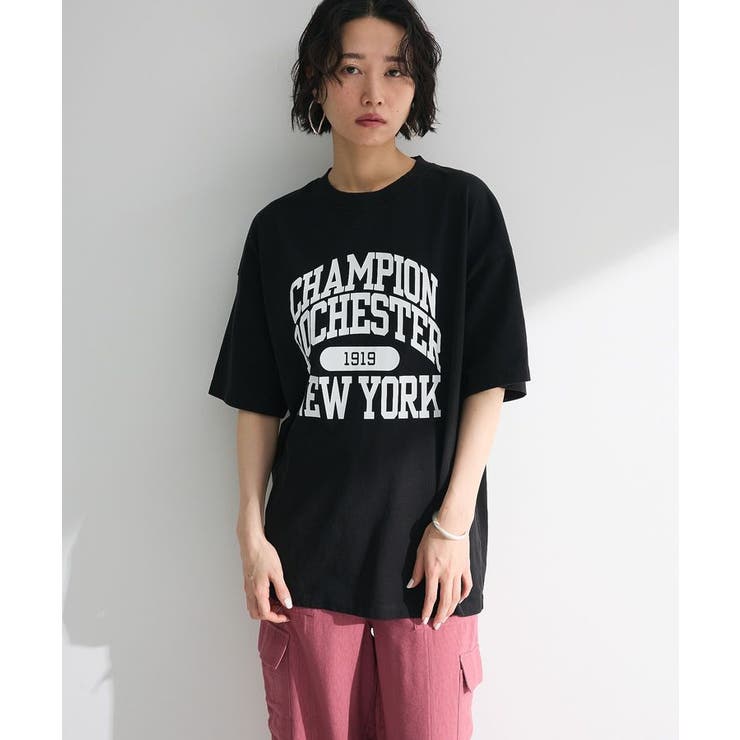 ■Champion ロゴNY TEE | Green Parks  | 詳細画像1 