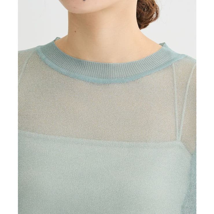 ・ELENCARE DUE ラメシアーニットプルオーバー | Green Parks  | 詳細画像8 