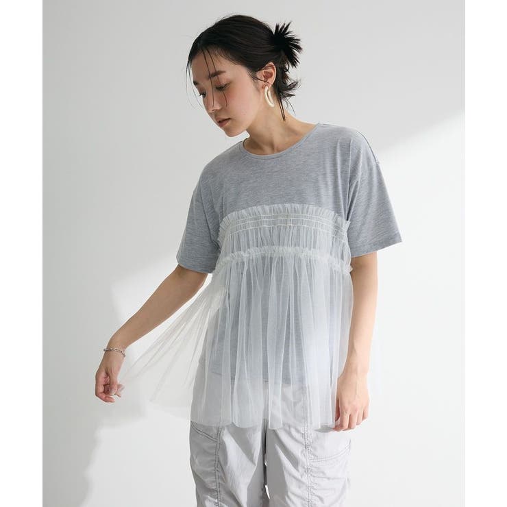 ・ELENCARE DUE チュールドッキングTEE | Green Parks  | 詳細画像1 