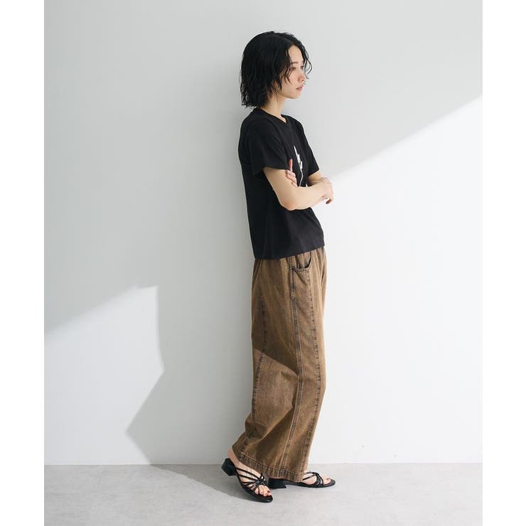 ・DOUBLE FLAGS ローズチェーン刺繍TEE | Green Parks  | 詳細画像3 