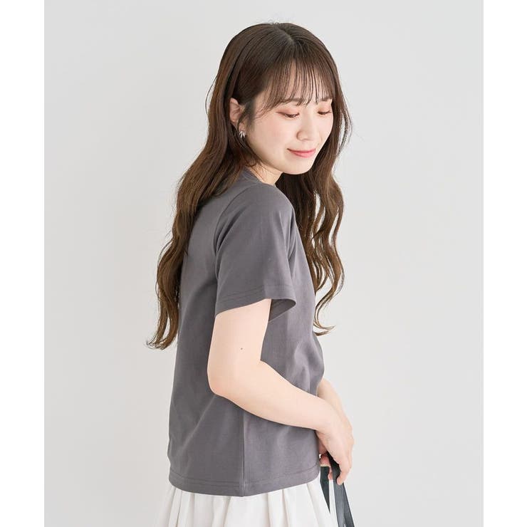 ・DOUBLE FLAGS ローズチェーン刺繍TEE | Green Parks  | 詳細画像16 