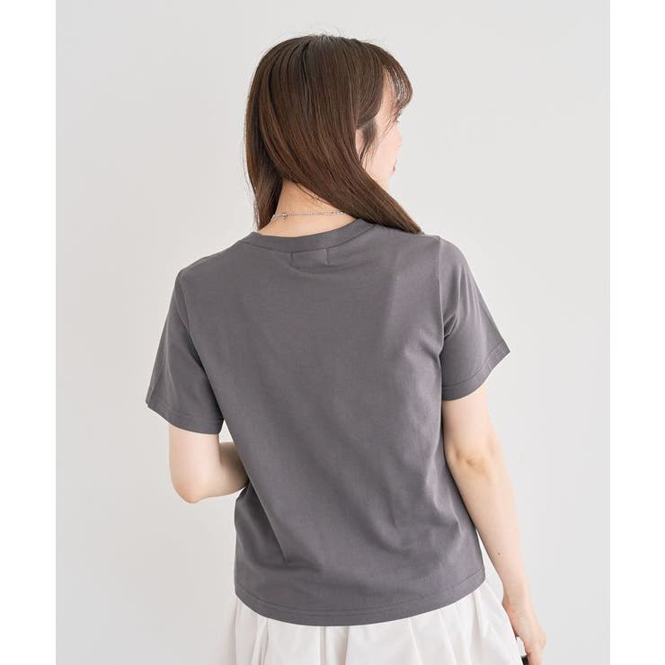 ・DOUBLE FLAGS ローズチェーン刺繍TEE | Green Parks  | 詳細画像17 