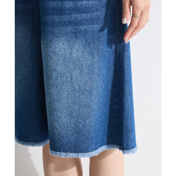 ・DOUBLE FLAGS ワイドデニムハーフパンツ | Green Parks  | 詳細画像15 