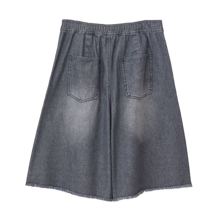 ・DOUBLE FLAGS ワイドデニムハーフパンツ | Green Parks  | 詳細画像18 