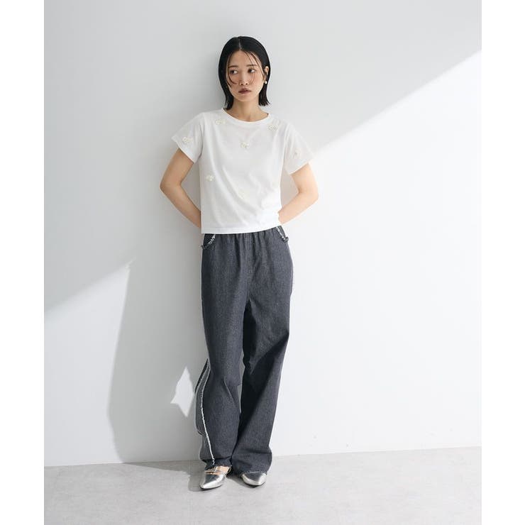 ・swing by パールリボンモチーフTEE | Green Parks  | 詳細画像2 