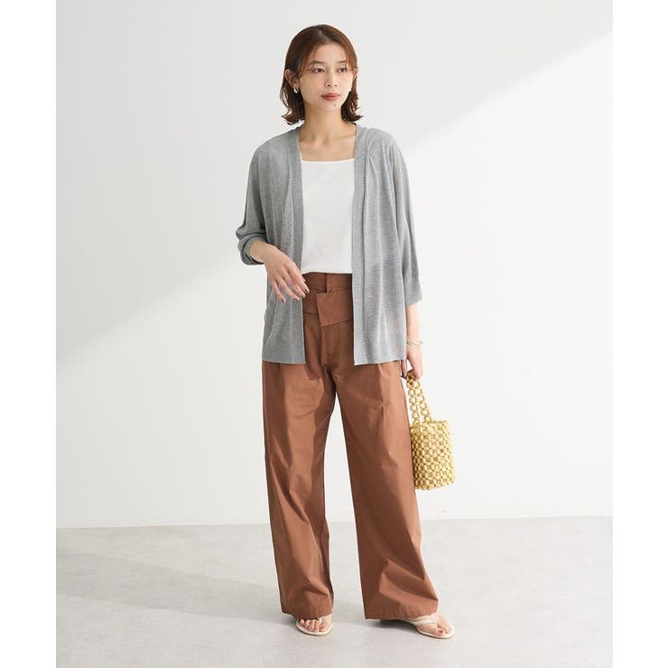 ・ELENCARE DUE ダブルウエストパンツ | Green Parks  | 詳細画像2 