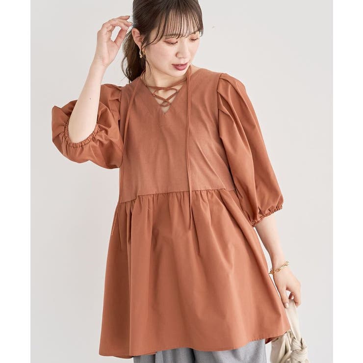 ・ELENCARE DUE 2wayボリュームチュニック | Green Parks  | 詳細画像28 