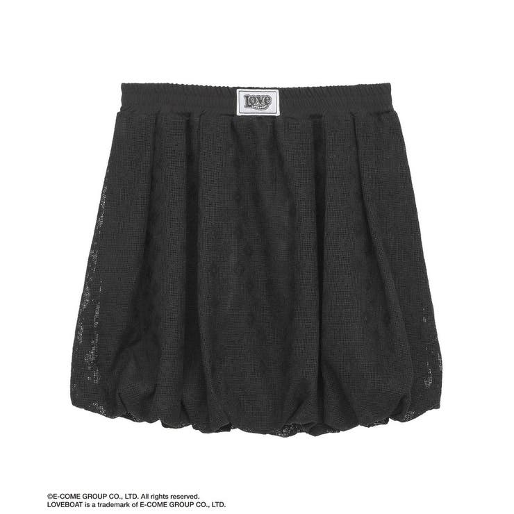 ■LOVEBOAT フラワーメッシュバルーンスカート | Green Parks  | 詳細画像9 