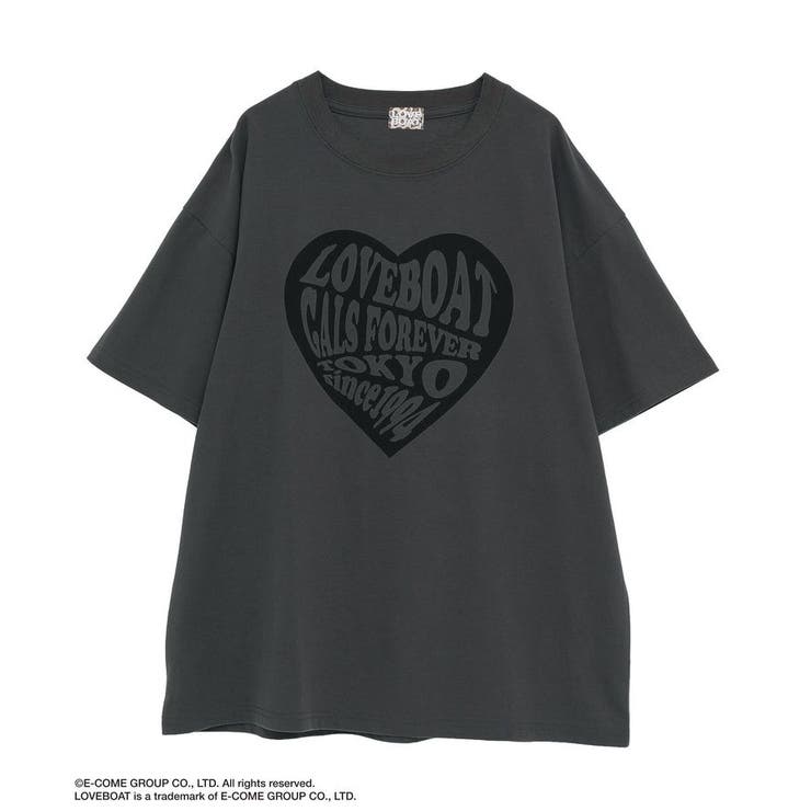 □LOVEBOAT ハートロゴptビッグTEE[品番：GRPW0049572]｜Green