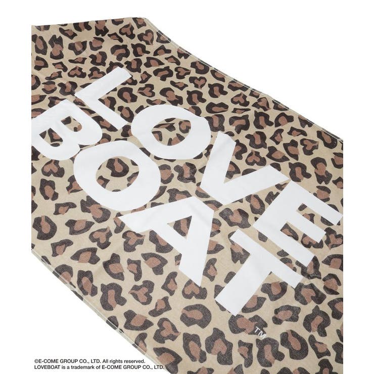 ■LOVEBOAT レオパードビーチタオル | Green Parks  | 詳細画像5 