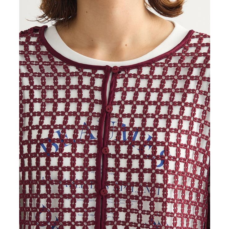 ・SUGAR SPOON 2wayフラワーメッシュカーデ | Green Parks  | 詳細画像7 