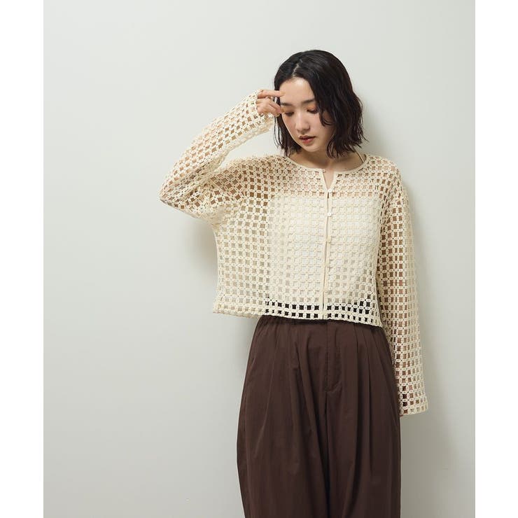 ・SUGAR SPOON 2wayフラワーメッシュカーデ | Green Parks  | 詳細画像12 