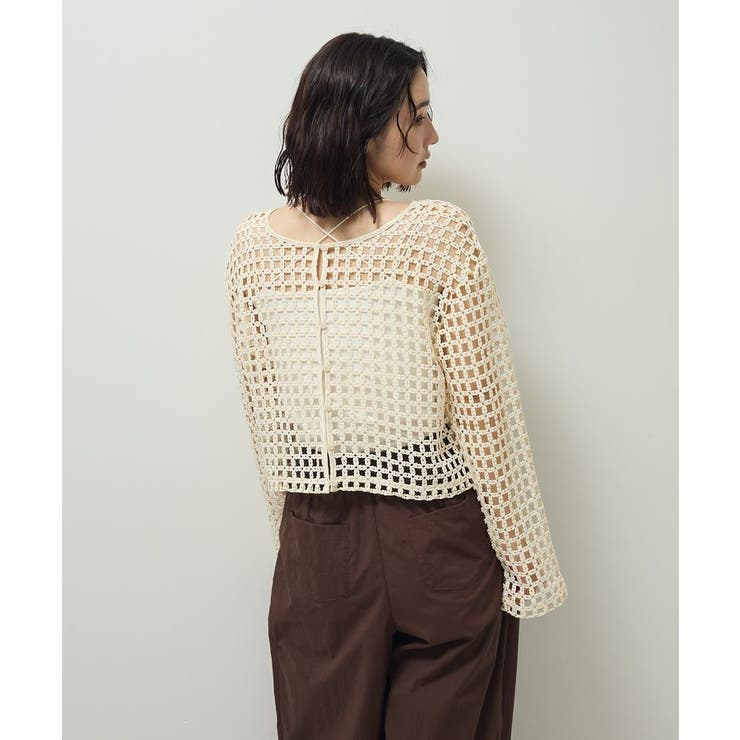 ・SUGAR SPOON 2wayフラワーメッシュカーデ | Green Parks  | 詳細画像16 