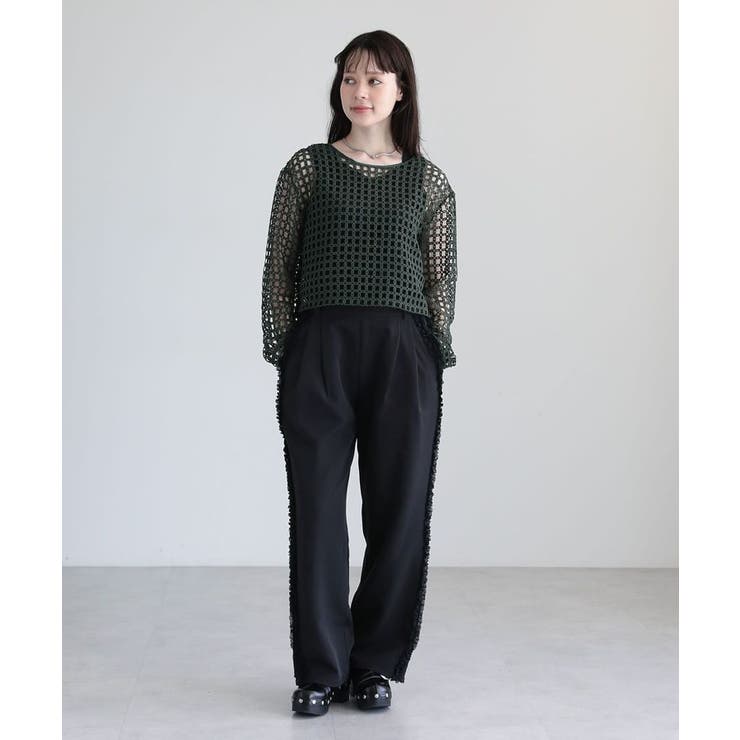 ・SUGAR SPOON 2wayフラワーメッシュカーデ | Green Parks  | 詳細画像17 