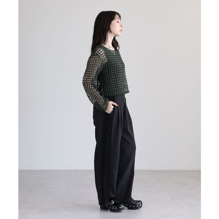 ・SUGAR SPOON 2wayフラワーメッシュカーデ | Green Parks  | 詳細画像18 