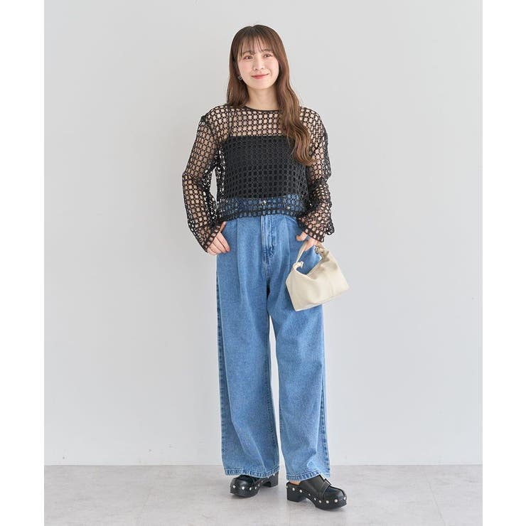 ・SUGAR SPOON 2wayフラワーメッシュカーデ | Green Parks  | 詳細画像25 