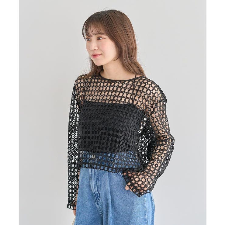 ・SUGAR SPOON 2wayフラワーメッシュカーデ | Green Parks  | 詳細画像29 