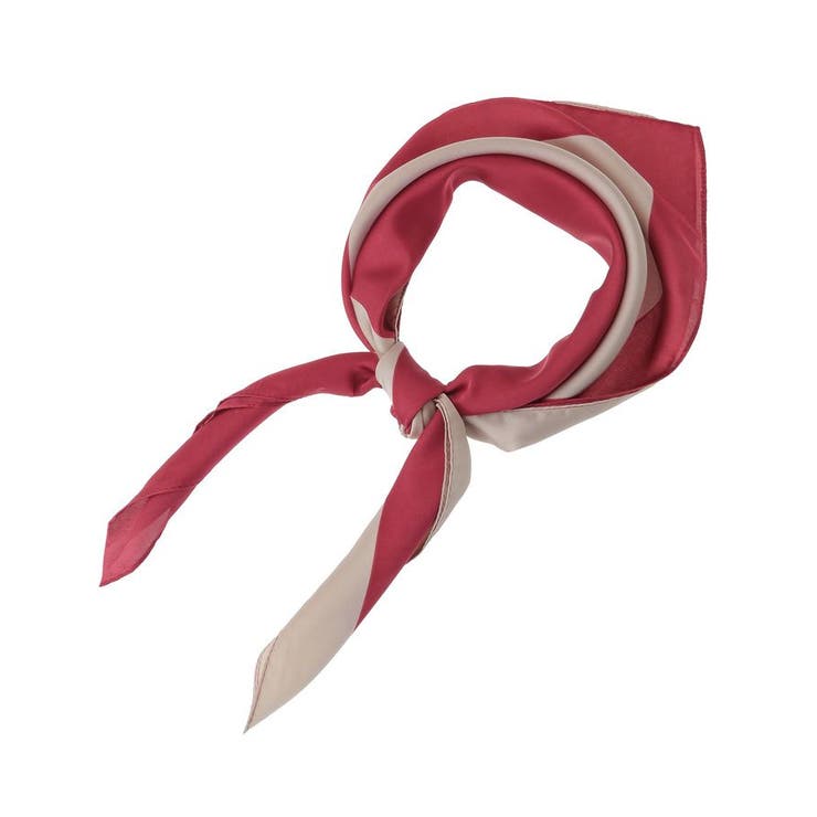 ・スクエアパターンスカーフ 70×70 | Green Parks  | 詳細画像13 