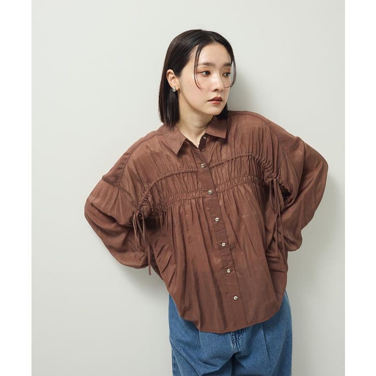 ブラウン | ・ELENCARE DUE シアーシャーリングシャツ | Green Parks 