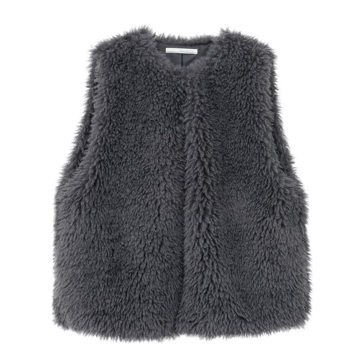 ・ELENCARE DUE シープファーロングベスト | Green Parks  | 詳細画像31 