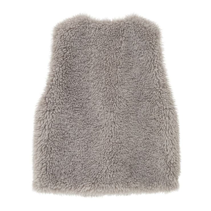 ・ELENCARE DUE シープファーロングベスト | Green Parks  | 詳細画像23 