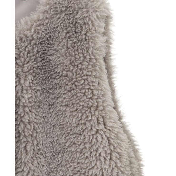 ・ELENCARE DUE シープファーロングベスト | Green Parks  | 詳細画像25 