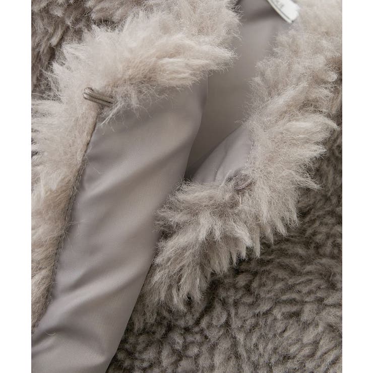 ・ELENCARE DUE シープファーロングベスト | Green Parks  | 詳細画像28 