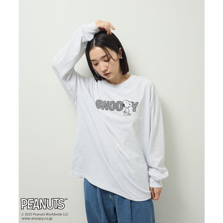■PEANUTS クロスステッチロンTEE | Green Parks  | 詳細画像5 