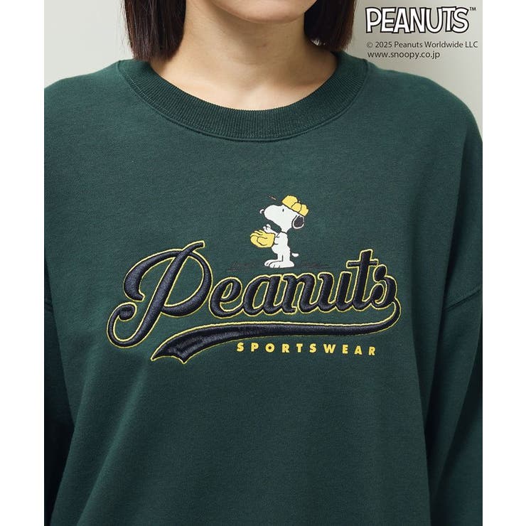 ■PEANUTS ベースボールスウェット | Green Parks  | 詳細画像9 