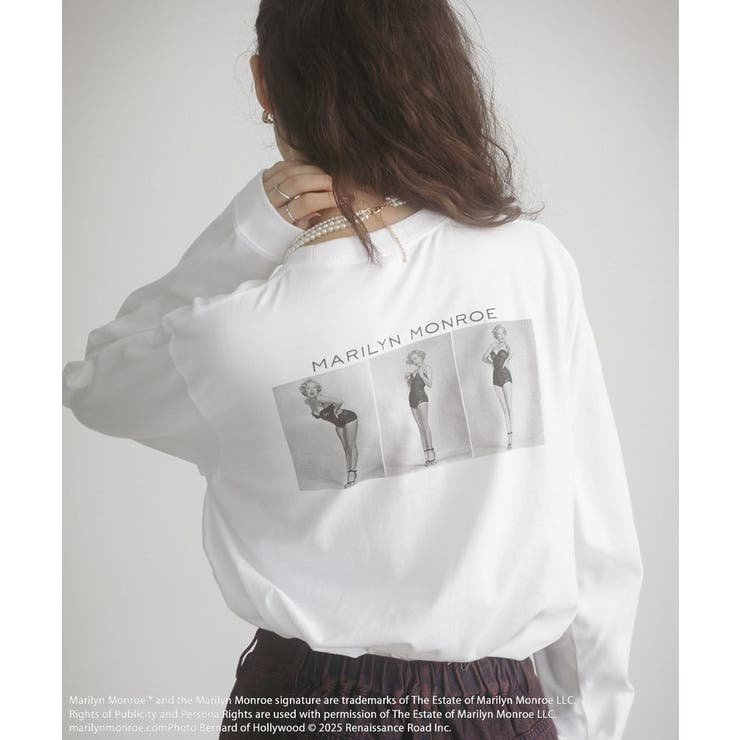 ホワイト | ■Marilyn Monroe 3ポーズptロンTEE | Green Parks 