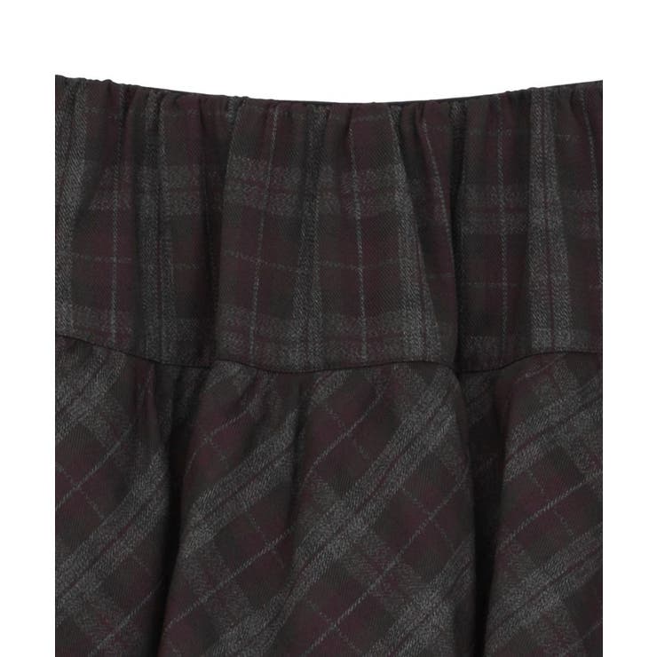 ■ESCAR チェックペプラムフレアスカート | Green Parks  | 詳細画像7 