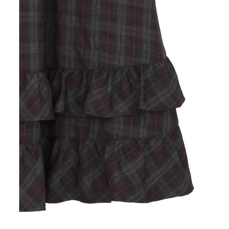 ■ESCAR チェックペプラムフレアスカート | Green Parks  | 詳細画像8 