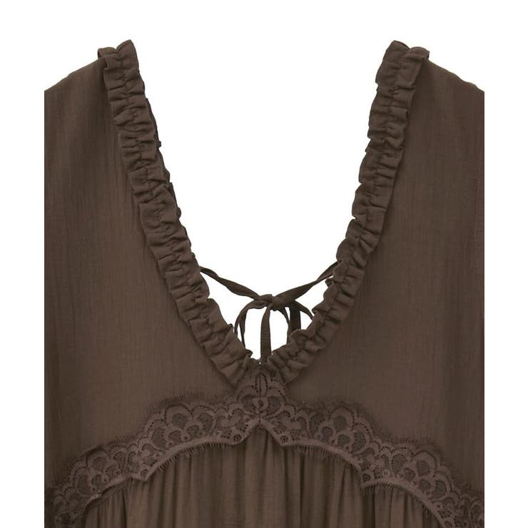 ■ESCAR レース×コットンティアードワンピース | Green Parks  | 詳細画像16 