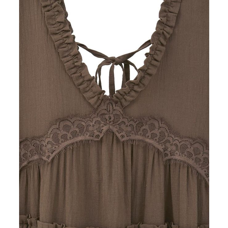 ■ESCAR レース×コットンティアードワンピース | Green Parks  | 詳細画像19 