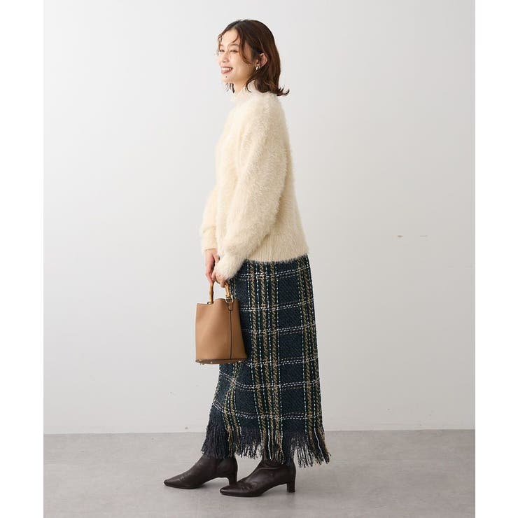 ・SUGAR SPOON チェックフリンジスカート | Green Parks  | 詳細画像3 