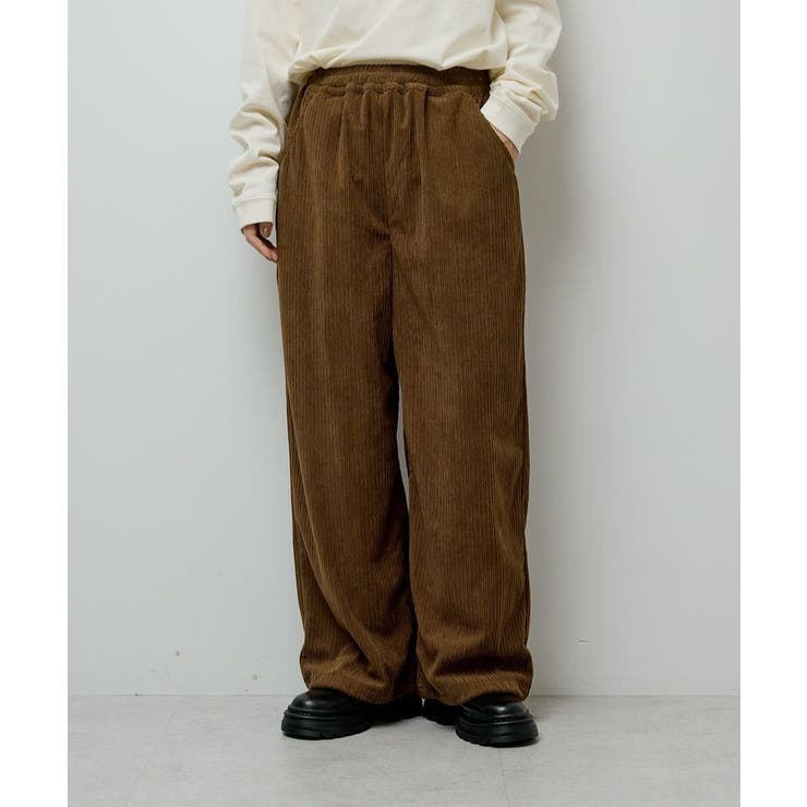ブラウン | ・ELENCARE DUE コーデュロイイージーパンツ | Green Parks 