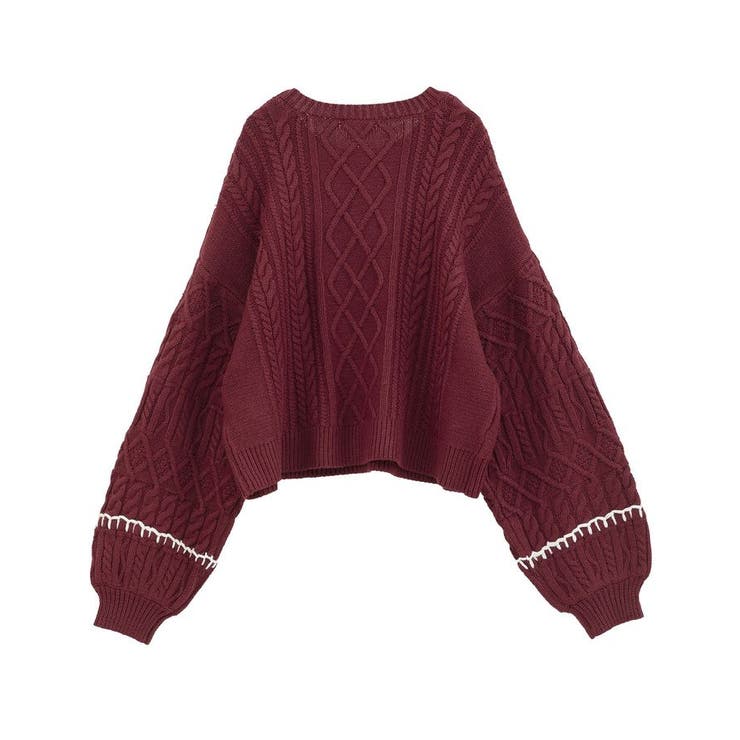 ・ELENCARE DUE ハンドステッチケーブルニット | Green Parks  | 詳細画像32 