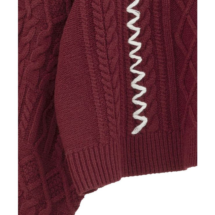 ・ELENCARE DUE ハンドステッチケーブルニット | Green Parks  | 詳細画像35 