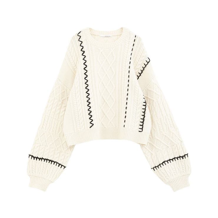 ・ELENCARE DUE ハンドステッチケーブルニット | Green Parks  | 詳細画像39 