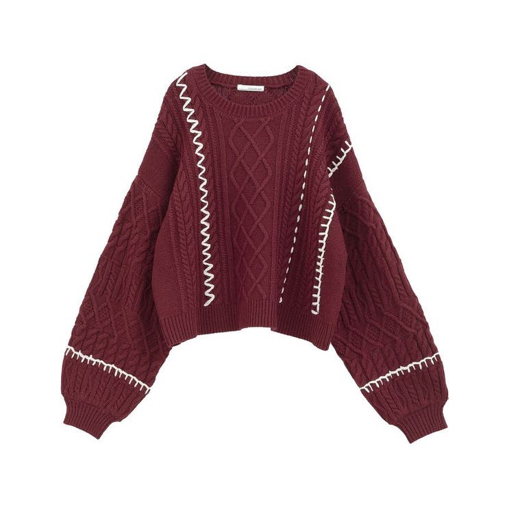 ・ELENCARE DUE ハンドステッチケーブルニット | Green Parks  | 詳細画像42 