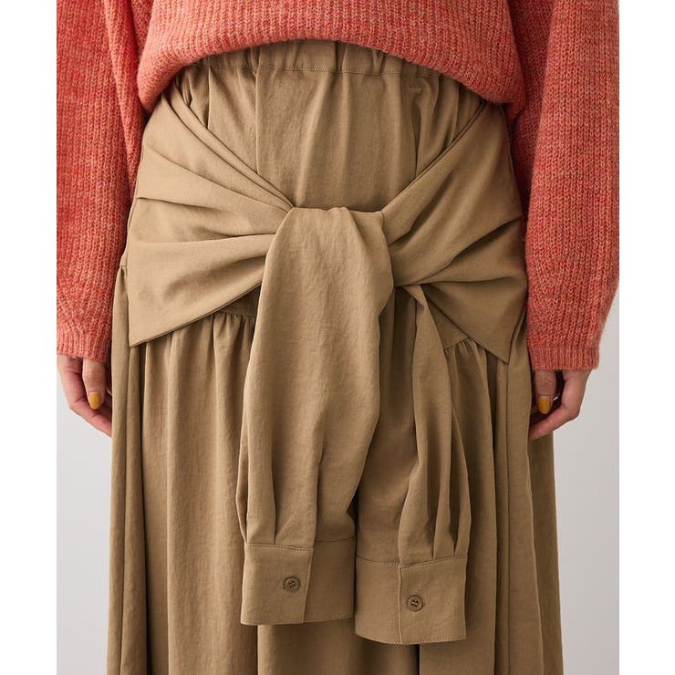 ・ELENCARE DUE 袖付デザインスカート | Green Parks  | 詳細画像4 