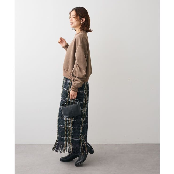 ・ELENCARE DUE スエードポンチプルオーバー | Green Parks  | 詳細画像3 