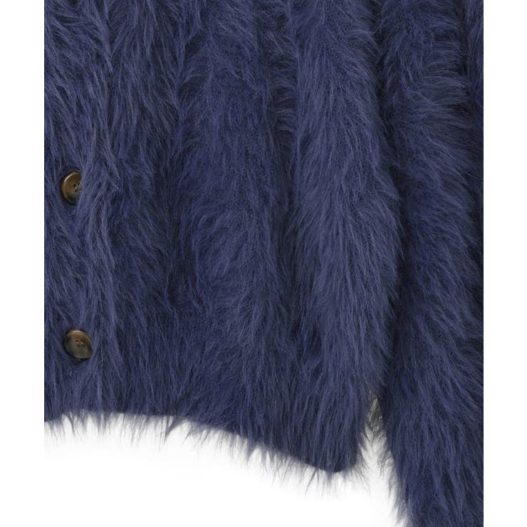 ■WITH KURUMI NAKATA シャギーカーディガン | Green Parks  | 詳細画像14 