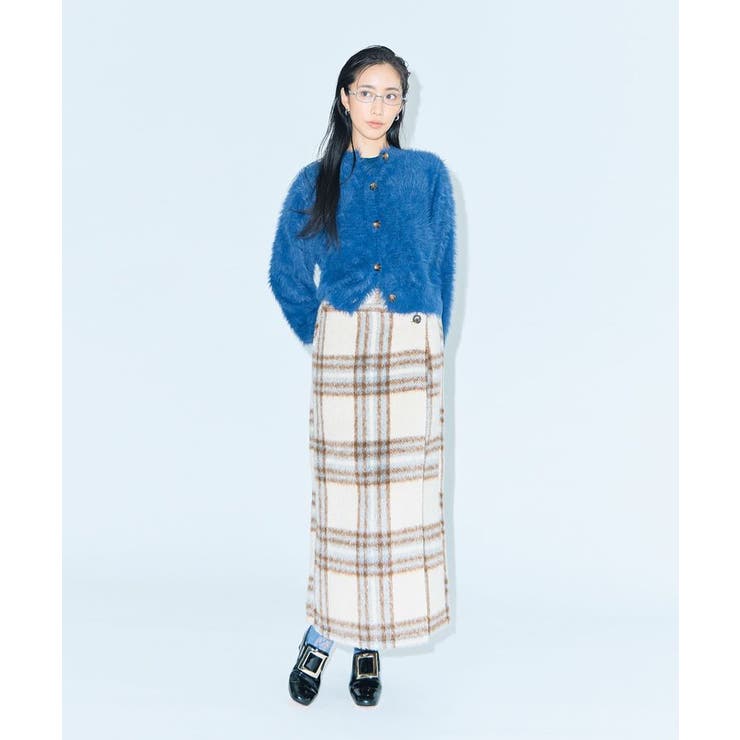 ■WITH KURUMI NAKATA シャギーカーディガン | Green Parks  | 詳細画像5 