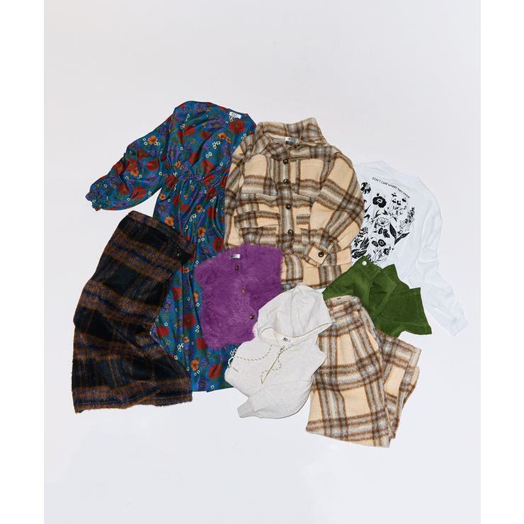 ■WITH KURUMI NAKATA シャギーカーディガン | Green Parks  | 詳細画像9 