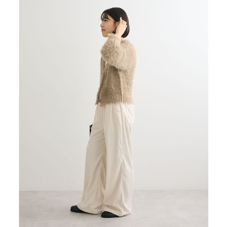 ・Petit Fleur シャギーニットカーディガン | Green Parks  | 詳細画像20 